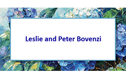 Leslie and Peter Bovenzi
