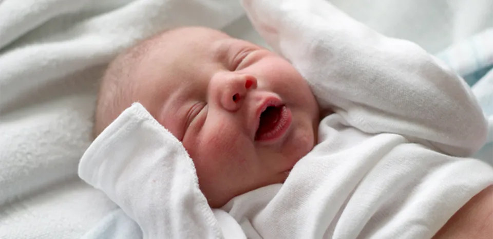 Baby after successful fertility treatments
