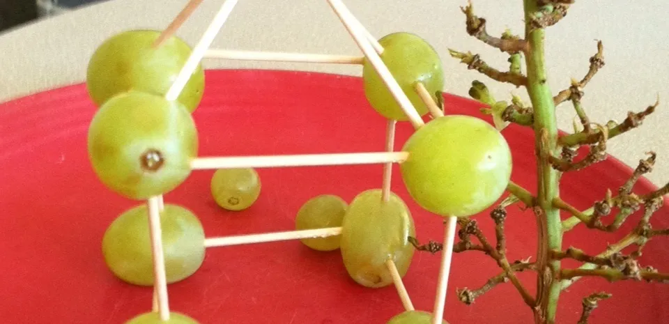grape tower for lunch snack