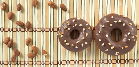 chocolate covered donuts